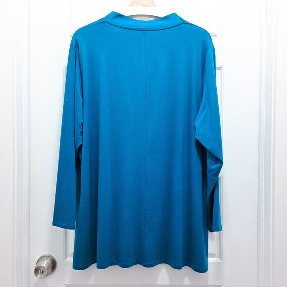 Eileen Fisher Jewel V-Neck Tunic Size 2X - Picture 5 of 10